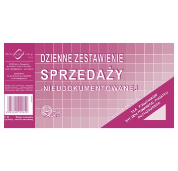 DZIENNE ZESTAWIENIE SPRZEDAŻY (NIEUDOK.) 1/3 4A