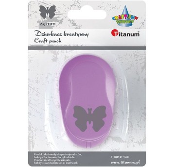 DZIURKACZ KREAT.25MM MOTYL 138