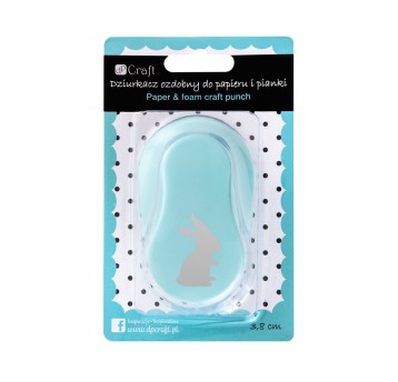 DZIURKACZ OZD. DO PAP. I PIANKI 3,8 CM ZAJĄC 4843