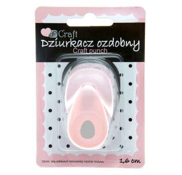 DZIURKACZ OZDOBNY 1.6CM JAJKO 7834