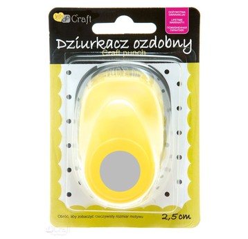 DZIURKACZ OZDOBNY 2,5CM KOŁO 2 0716