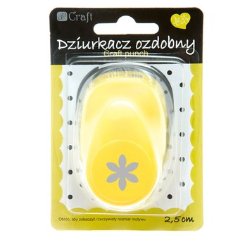 DZIURKACZ OZDOBNY 2,5CM STOKROTKA 2