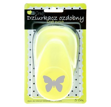 DZIURKACZ OZDOBNY 5CM MOTYL 3 8640