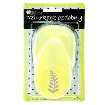 DZIURKACZ OZDOBNY 5CM PAPROĆ