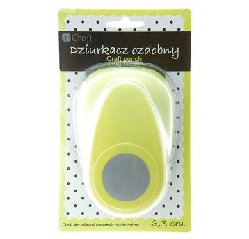 DZIURKACZ OZDOBNY 6,3CM KOŁO