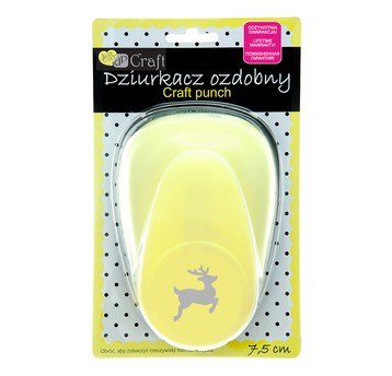 DZIURKACZ OZDOBNY 7,5CM RENIFER 4790