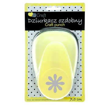 DZIURKACZ OZDOBNY 7,5CM STOKROTKA