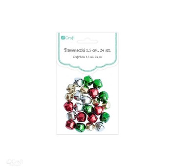 DZWONECZKI 1 CM, 24 SZT. 2837
