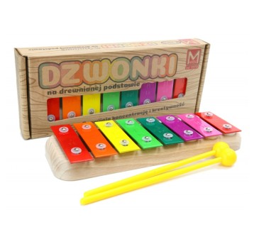 DZWONKI 8-TONOWE NA DREWNIE 0636