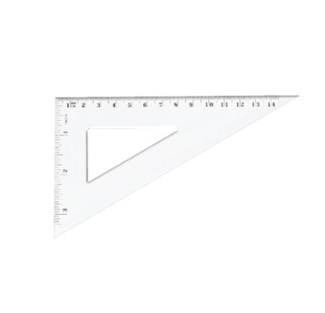 EKIERKA PROSTOKATNA 14,5 CM A'50 BL004-B