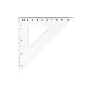 EKIERKA RÓWNORAMIENNA 10,5 CM A'50 BL003-B