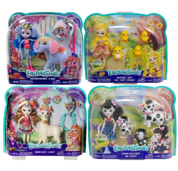 ENCHANTIMALS RODZINA WIELOPAK AST GJX43 WB4