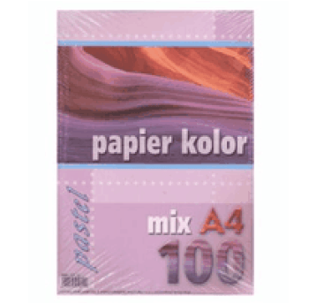 ESCUELA Papier ksero A4 pastelowy mix 80g 100k