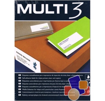 ETYKIETY A4 MULTI 210X297 (100) 7148