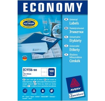 Etykiety uniwersalne Econom 48,5x16,9mm białe