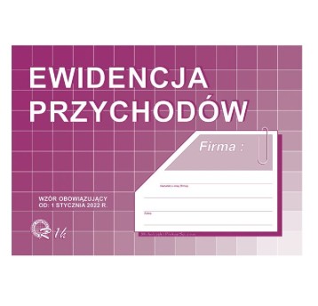 EWIDENCJA PRZYCHODÓW A5 R01-H XXXX