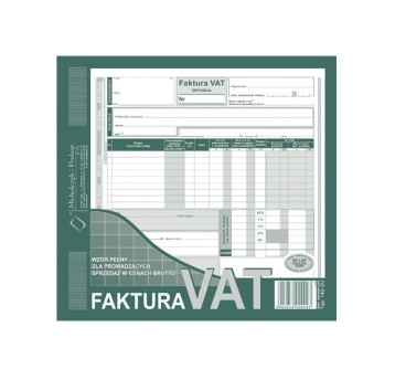 FAKTURA VAT 2/3 A4 BRUTTO 142-2E