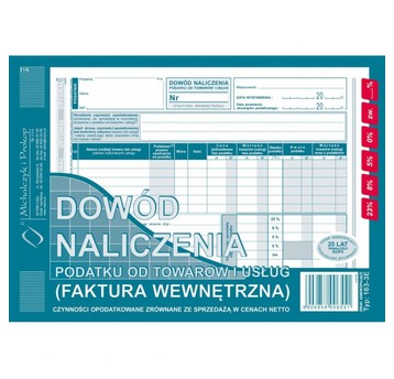 FAKTURA VAT-WEWNĘTRZNA A5 163-3E(O+K+NETTO)