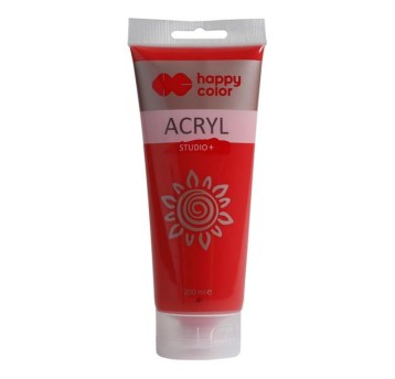 Farba akryl Studio 200ml czerwony kadmowy(2) 8139