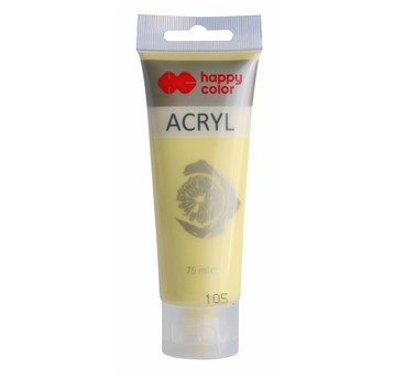 FARBA AKRYLOWA 75 ML ŻÓŁTY PASTELOWY (105) 9693