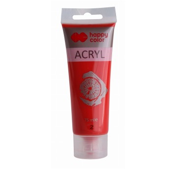 FARBA AKRYLOWA 75ML (2) CZERWONA 6210