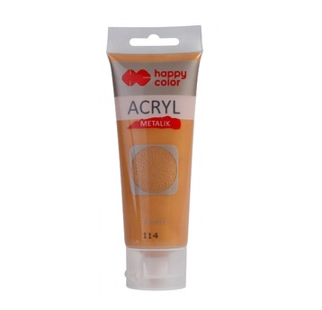 FARBA AKRYLOWA 75ML GŁĘBOKIE ZŁOTOMETALIK(114)1208