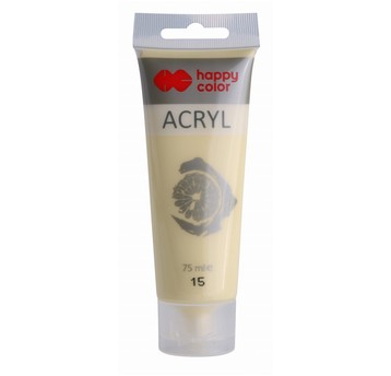 FARBA AKRYLOWA 75ML. JASNOŻÓŁTA- LIMONKA(15) 0286