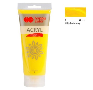 Farba akrylowa Studio 200ml żółty kadmow (1) 8061