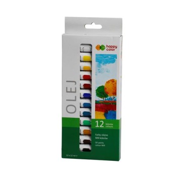 FARBA OLEJNA ZESTAW 12 KOLORÓW X12 ML 9553