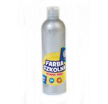 FARBA SZKOLNA ASTRA 250ML METAL. SREBRNA 8391