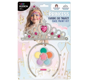 FARBKI DO TWARZY PRINCESS Z TIARĄ KIDEA 4475