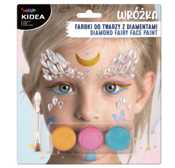 FARBKI DO TWARZY ZESTAW WRÓŻKA Z DIAMENTAMI KID