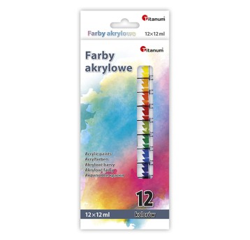 FARBY AKRYLOWE 12K/12ML TUBA