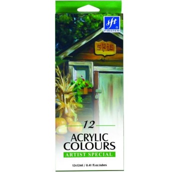 FARBY AKRYLOWE 12KOL/12ML TUBY 8875