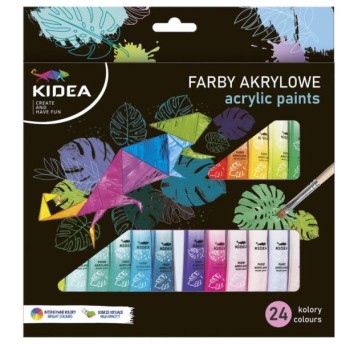 FARBY AKRYLOWE 24 KOLORY KIDEA 1843