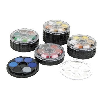 FARBY AKWARELOWE 171506 24KOL OKRĄGŁE OP 3539