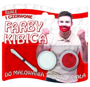 FARBY KIBICA DO TWARZY 2 KOL.