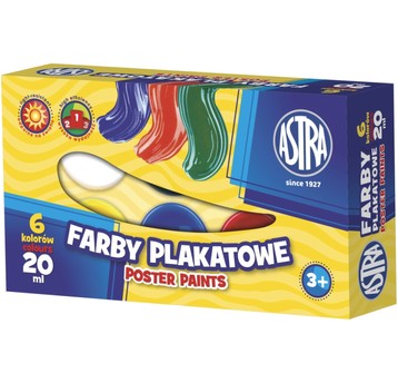 FARBY PLAK. 6KOL./20ML 301109001 A'6 0058