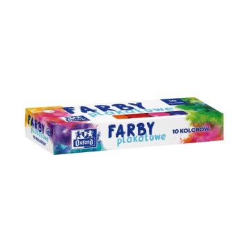 FARBY PLAKATOWE 10 KOL/20ml OXFORD 400167101