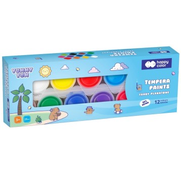 Farby plakatowe 12 kol.Kapibara Yummy Yum 1434