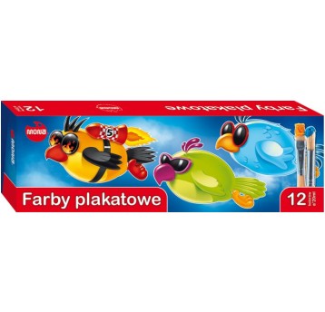 FARBY PLAKATOWE 12KOL/20ML MONA 0142 A'6
