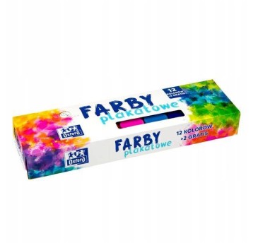 FARBY PLAKATOWE 20ml 12+2 KOLORY OXFORD 400167100