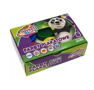 FARBY PLAKATOWE 6KOL/20ML OTOCKI 0454
