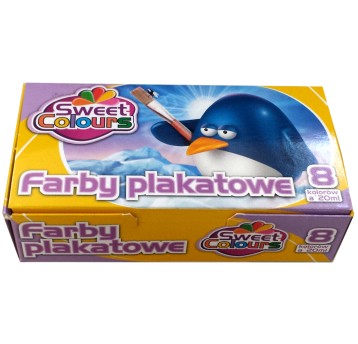 FARBY PLAKATOWE 8KOL/20ML OTOCKI 0461