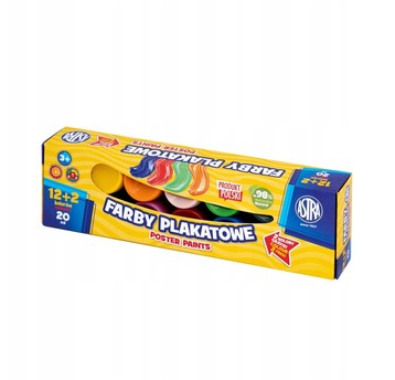 FARBY PLAKATOWE ASTRA 12+2KOLX20ML STANDARD 5199