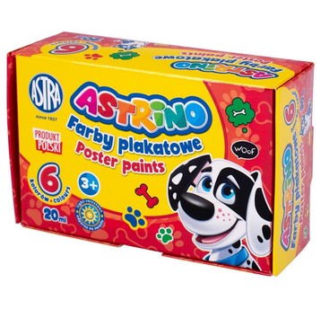 FARBY PLAKATOWE ASTRINO 6 KOL. 20ML 8013