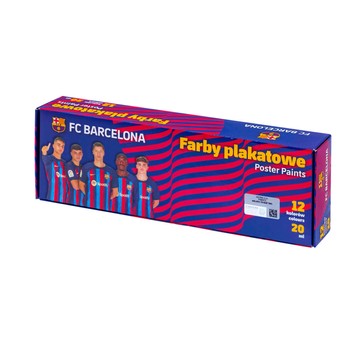 FARBY PLAKATOWE FC BARCELONA 12 kol x 20 ml 5250