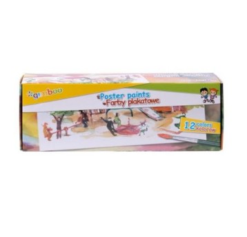 FARBY PLAKATOWE, GIMBOO, 12 X 20 ML