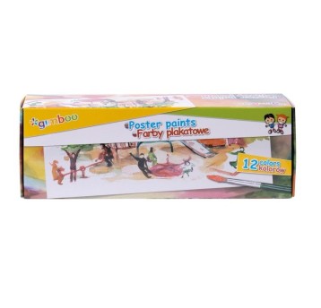 FARBY PLAKATOWE, GIMBOO, 12 X 20 ML