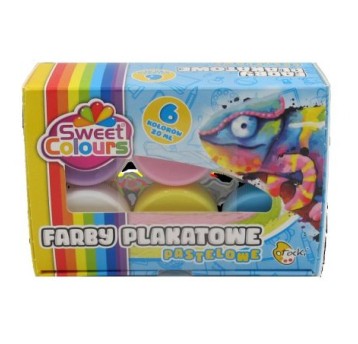 FARBY PLAKATOWE PASTELOWE 6KOL 20ML 0126
